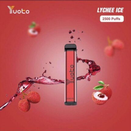 YUOTO LYCHEE ICE 2500PUFFS - DUBAI VAPE