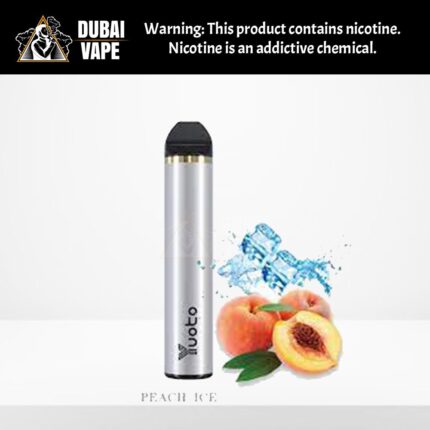 Yuoto Disposable Peach Ice 1500 Puffs - DUBAI VAPE