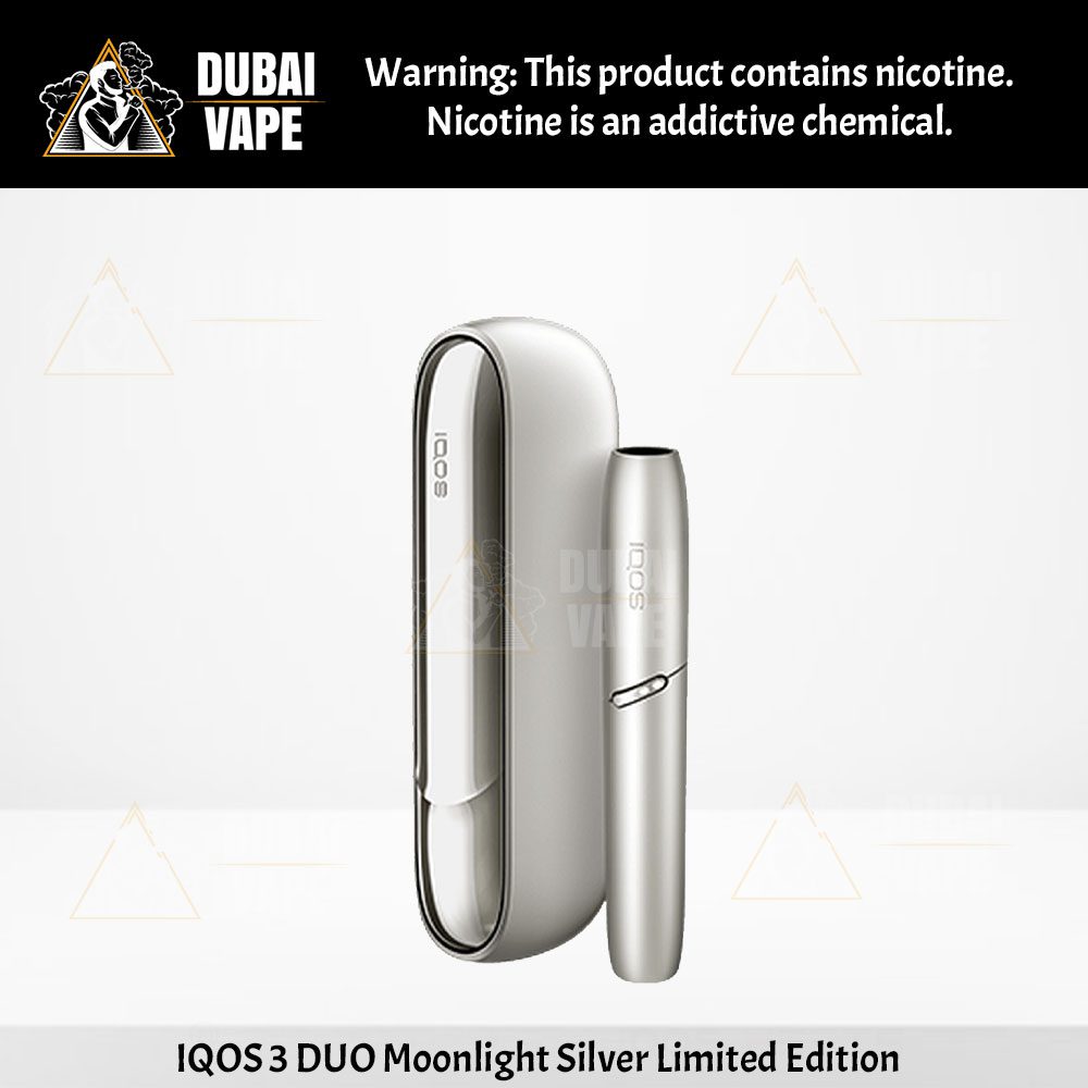 IQOS 3 DUO Moonlight Silver Limited Edition, Dubai Vape Store