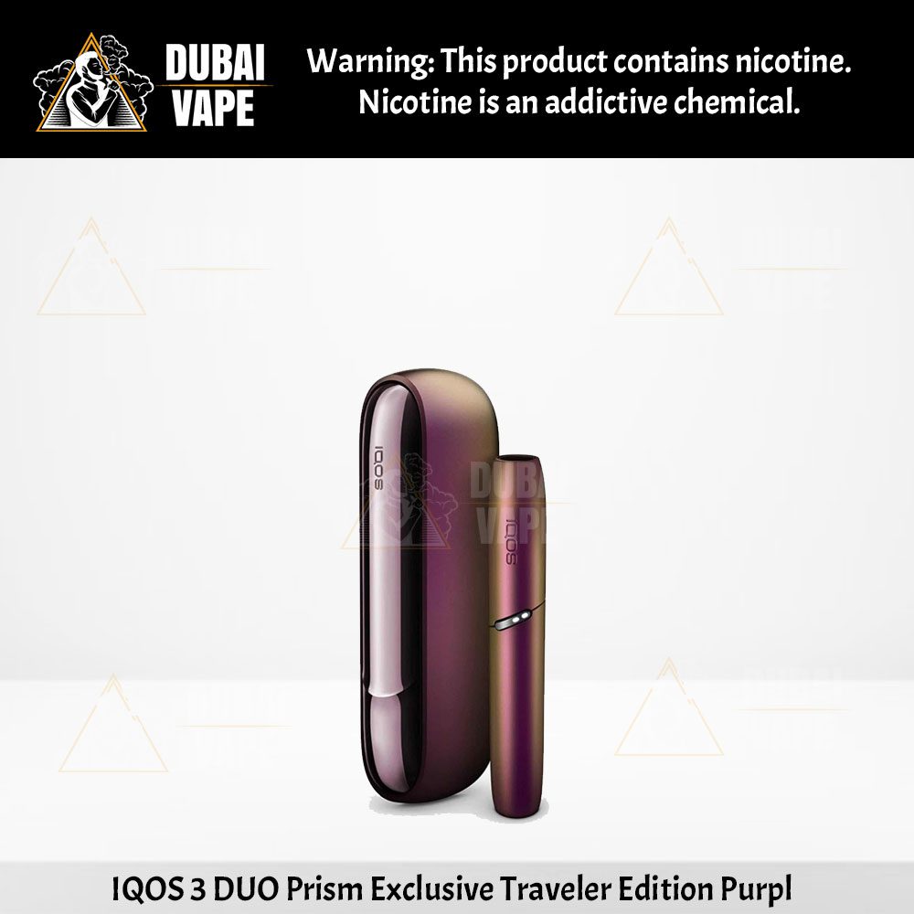 IQOS 3 DUO Prism Exclusive Traveler Edition Purple Dubai UAE