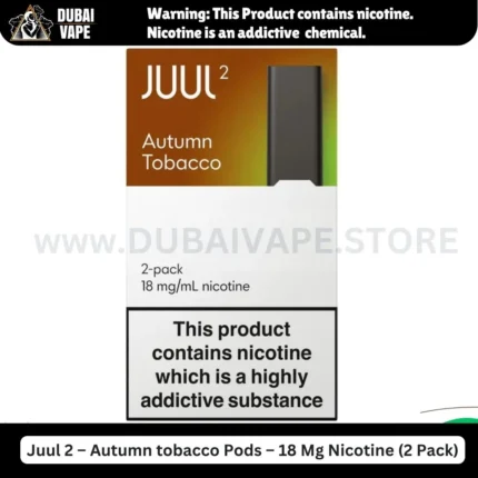 Juul 2 Pods Autumn tobacco – 18 Mg Nicotine (2 Pack)