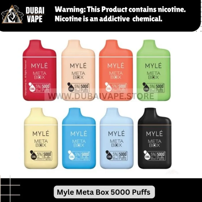 Best Myle Meta Box Disposable 5000 Puffs 20mg & 50mg