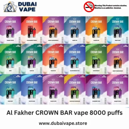Al Fakher CROWN BAR Disposable Vape 8000 puffs
