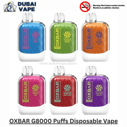 OXBAR G8000 Puffs Disposable Vape in Dubai